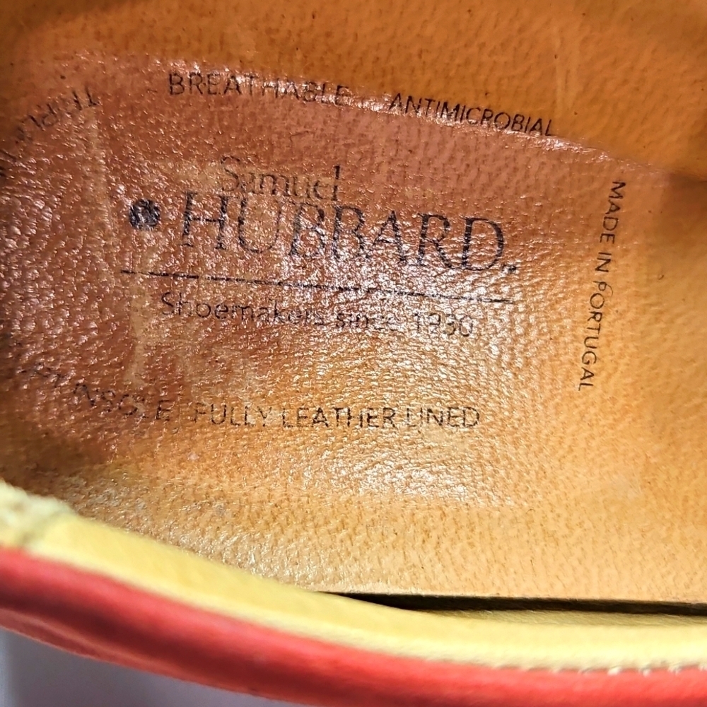 Samuel Hubbard Burnt Orange Womens Loafers Size 8 - Picture 3 of 9